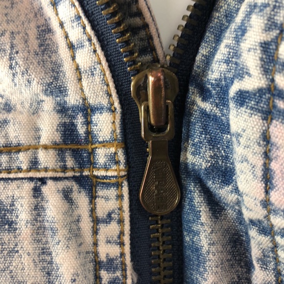 Mirage Vintage Acid Wash Denim Jacket - Picture 3 of 10